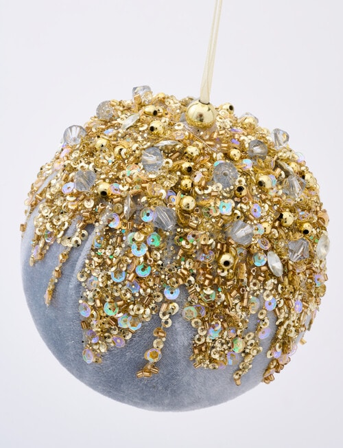 Christmas Shop Velvet Bauble product photo View 02 L
