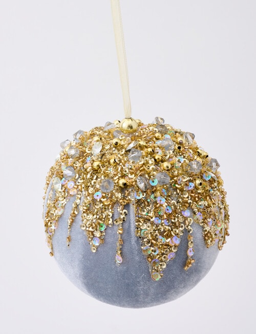 Christmas Shop Velvet Bauble product photo View 03 L