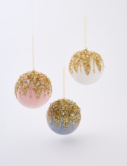 Christmas Shop Velvet Bauble product photo View 04 L