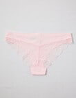 Lyric Zoe Lace Bikini Brief, Blush product photo View 02 S