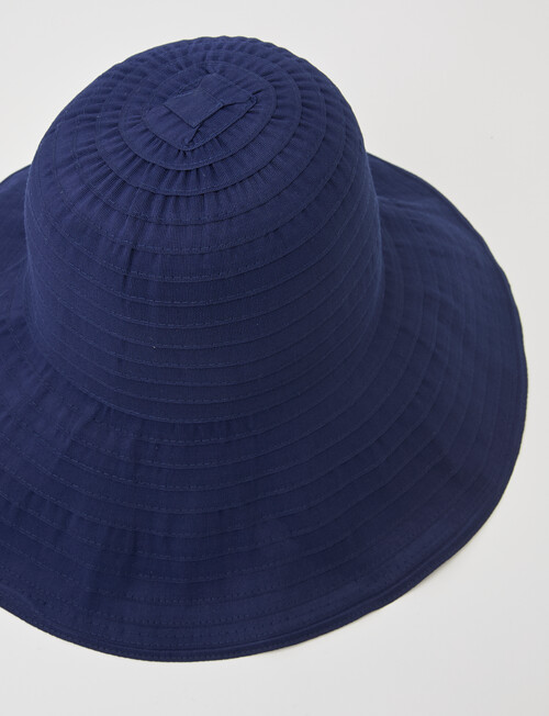 Boston + Bailey Solid Ribbon Hat, Navy product photo View 03 L