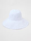 Boston + Bailey Solid Ribbon Hat, Ivory product photo
