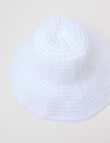 Boston + Bailey Solid Ribbon Hat, Ivory product photo View 03 S
