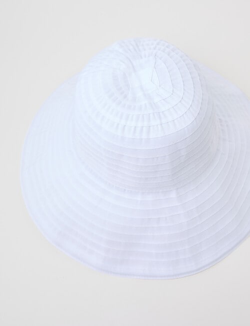 Boston + Bailey Solid Ribbon Hat, Ivory product photo View 03 L
