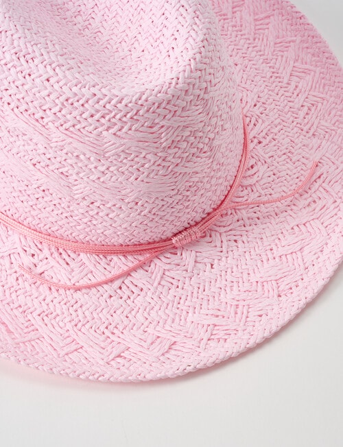 Zest Resort Panama Hat, Light Pink product photo View 05 L