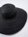 Whistle Accessories Jasmine Sunhat, Black product photo View 03 S