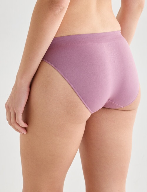 Lyric Seamfree Bikini Brief, Violet product photo View 02 L
