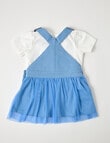 Teeny Weeny Tutu Pinny & Long-Sleeve Tee 2-Piece Set, Denim & White product photo View 04 S