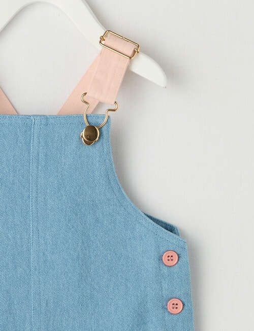 Teeny Weeny Pinny, Denim product photo View 02 L