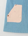 Teeny Weeny Pinny, Denim product photo View 03 S
