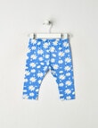 Teeny Weeny Play Time Daisy Leggings, Iceberg Blue product photo