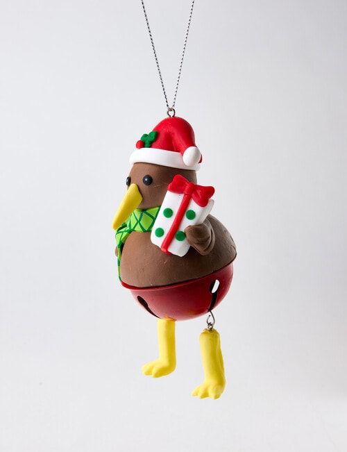 Christmas Shop Claydough Ornament, Kiwi with Dangling Legs product photo View 02 L