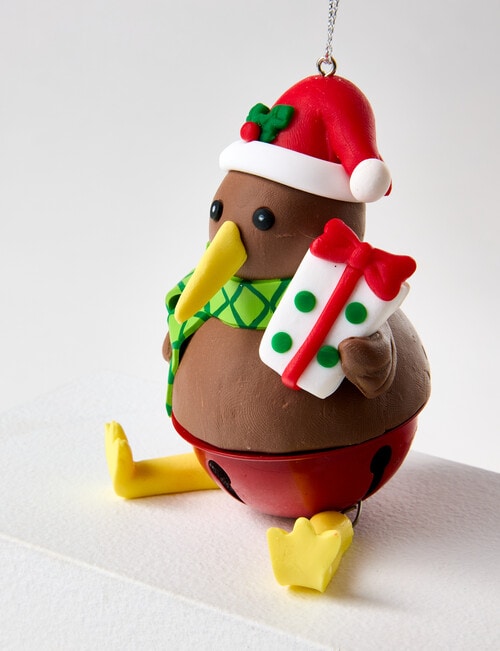 Christmas Shop Claydough Ornament, Kiwi with Dangling Legs product photo View 03 L