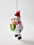 Christmas Shop Claydough Ornament, Sheep with Dangling Legs product photo View 02 S