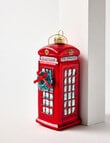 Christmas Shop Glass Ornament, Telephone Booth product photo