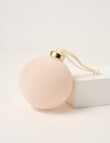 Christmas Shop Glass Velvet Bauble product photo