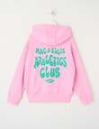Mac & Ellie Athletics Club Pull On Hoodie, Candy product photo View 02 S