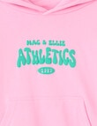 Mac & Ellie Athletics Club Pull On Hoodie, Candy product photo View 03 S