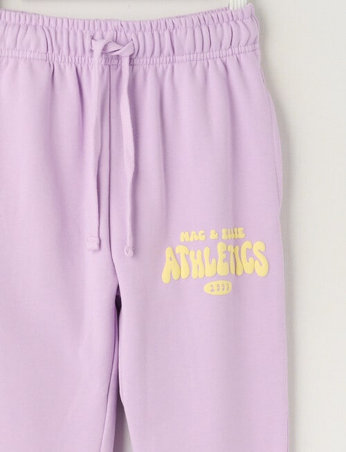 Mac & Ellie Athletics Club Trackpant, Lilac product photo View 02 L