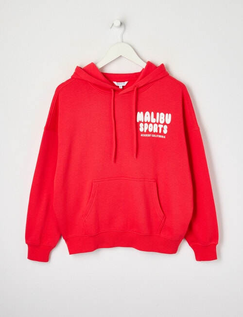 Switch Malibu Sports Oversized Hoodie, Red product photo