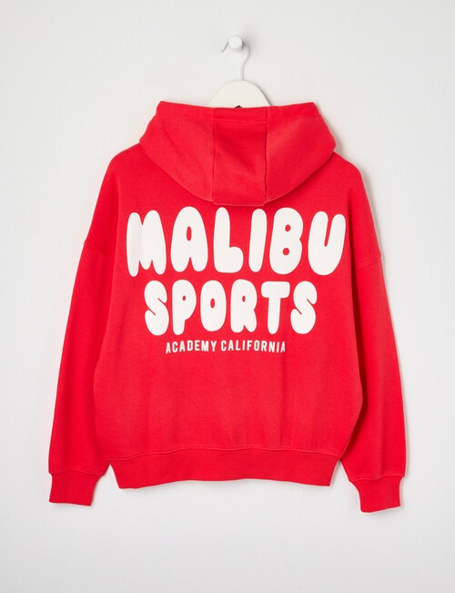 Switch Malibu Sports Oversized Hoodie, Red product photo View 02 L