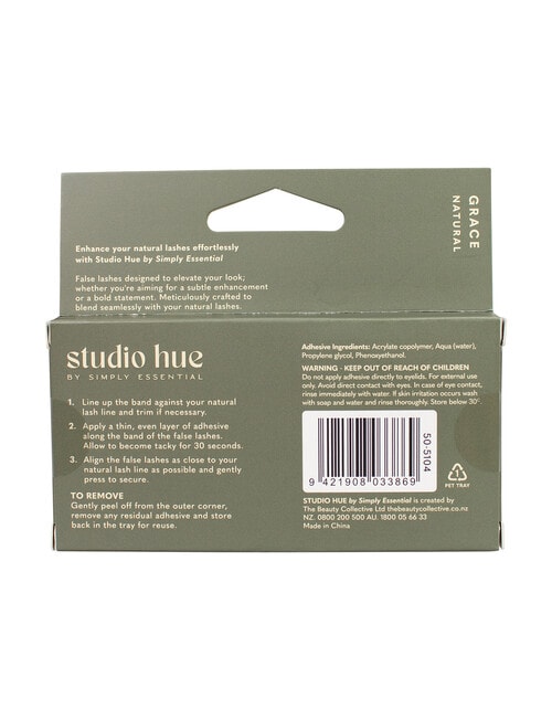 Studio Hue Natural Look Lashes, Grace product photo View 29 L