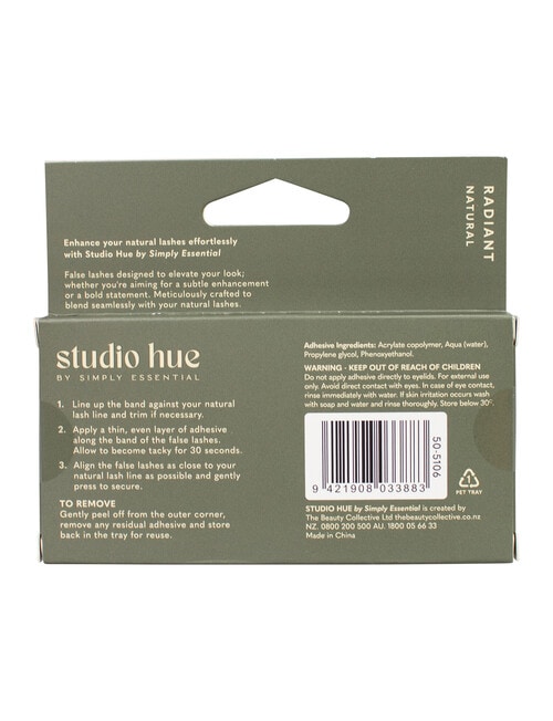 Studio Hue Natural Look Lashes, Radiant product photo View 29 L