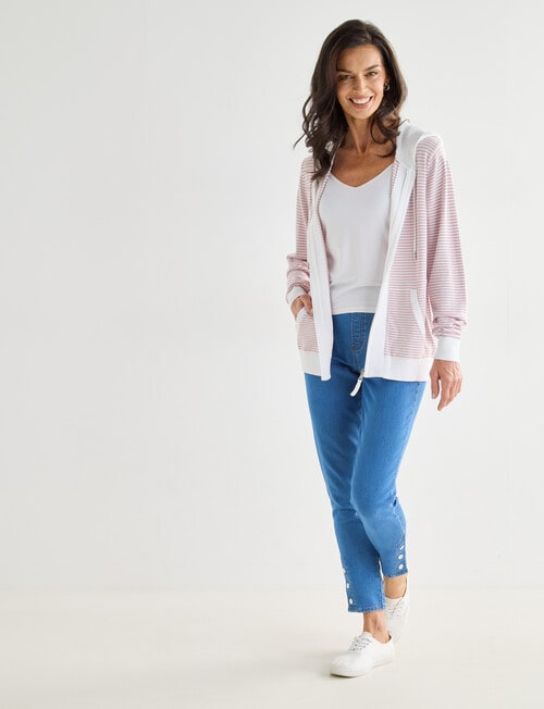 Ella J Pull-On 7/8th Knit Jeans, Vintage product photo View 03 L