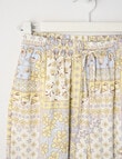 Switch All Over Print Mia Tie Waist Linen Blend Pant, Natural product photo View 02 S