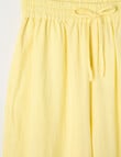 Switch Mia Tie Waist Linen Blend Pant, Lemon product photo View 02 S