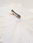 Christmas Shop Feather Flower Clip Large White product photo View 03 S