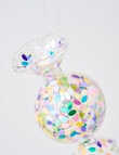 Christmas Shop Blown Glass Ornament, Round Lolly product photo View 03 S