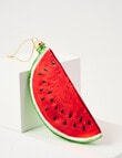 Christmas Shop Glass Ornament, Watermelon product photo