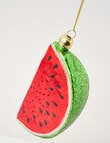 Christmas Shop Glass Ornament, Watermelon product photo View 02 S