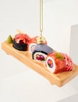 Christmas Shop Glass Ornament, Sushi Platter product photo View 03 S