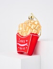 Christmas Shop Glass Ornament, Large Fries product photo View 02 S