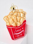 Christmas Shop Glass Ornament, Large Fries product photo View 03 S