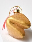 Christmas Shop Glass Ornament, Fortune Cookie product photo View 03 S