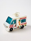 Christmas Shop Glass Ornament, Taco Cart product photo