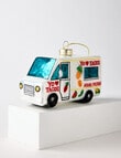 Christmas Shop Glass Ornament, Taco Cart product photo View 02 S