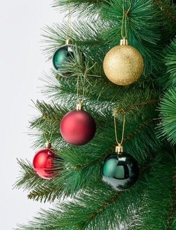 Christmas Shop Traditional Bauble, Set of 24 product photo