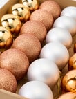 Christmas Shop Metallic Bauble, Set of 24 product photo View 03 S