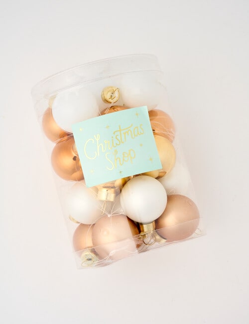 Christmas Shop Glass Mini, Set of 25, Metallic product photo View 02 L