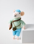 Christmas Shop Wool Ornament, Tourist Mouse product photo
