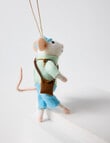 Christmas Shop Wool Ornament, Tourist Mouse product photo View 02 S
