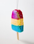 Christmas Shop Ornament, Sequinned Popsicle product photo View 02 S