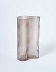 M&Co Napa Lake Glass Vase, Greige product photo View 04 S