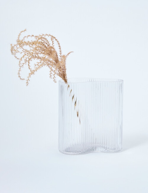 M&Co Napa Lake Glass Vase, Clear product photo
