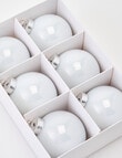 Christmas Shop Glass Bauble, Set of 6 product photo View 02 S