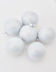 Christmas Shop Glass Bauble, Set of 6 product photo View 03 S